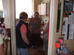 Kitchen workers