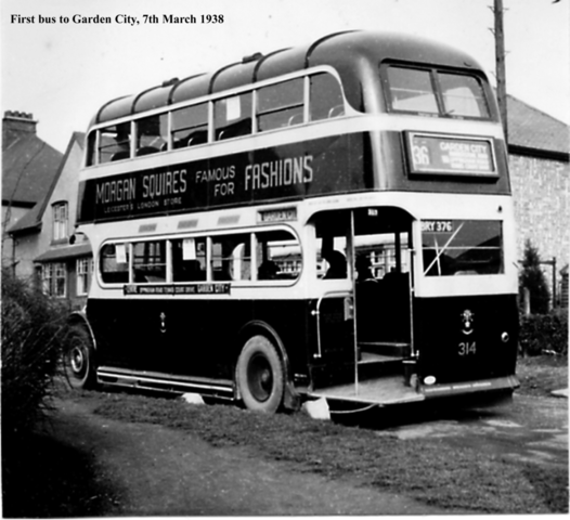 First bus to Garden City